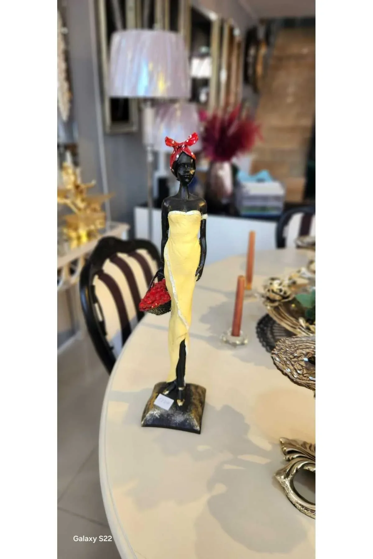 Sepetli Kız Biblo 52CM.